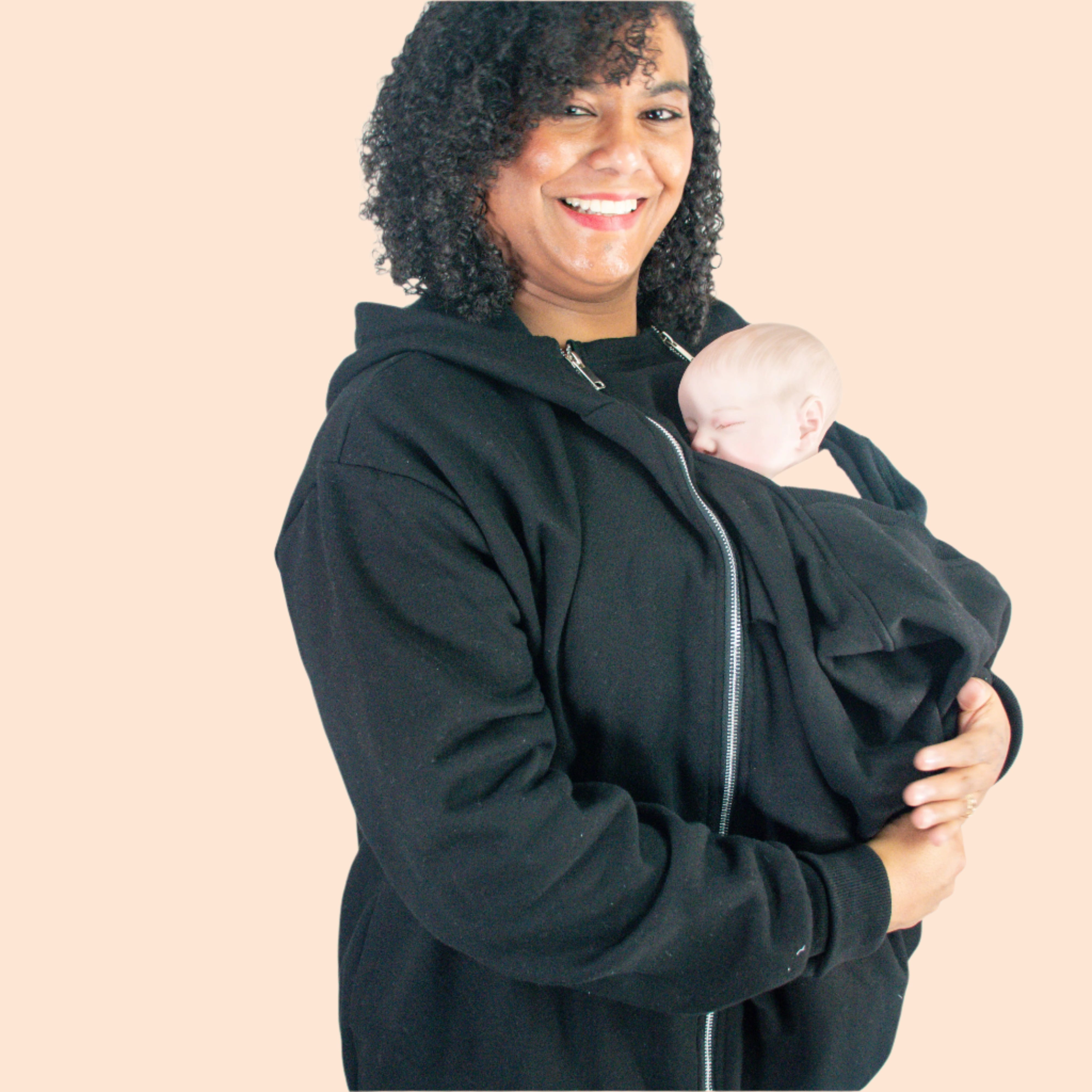 Baby Carrier Hoodes & Jackets - Worn over top of any Baby Carrier from Cuddlebond - or any traditional baby carrier you may already own!