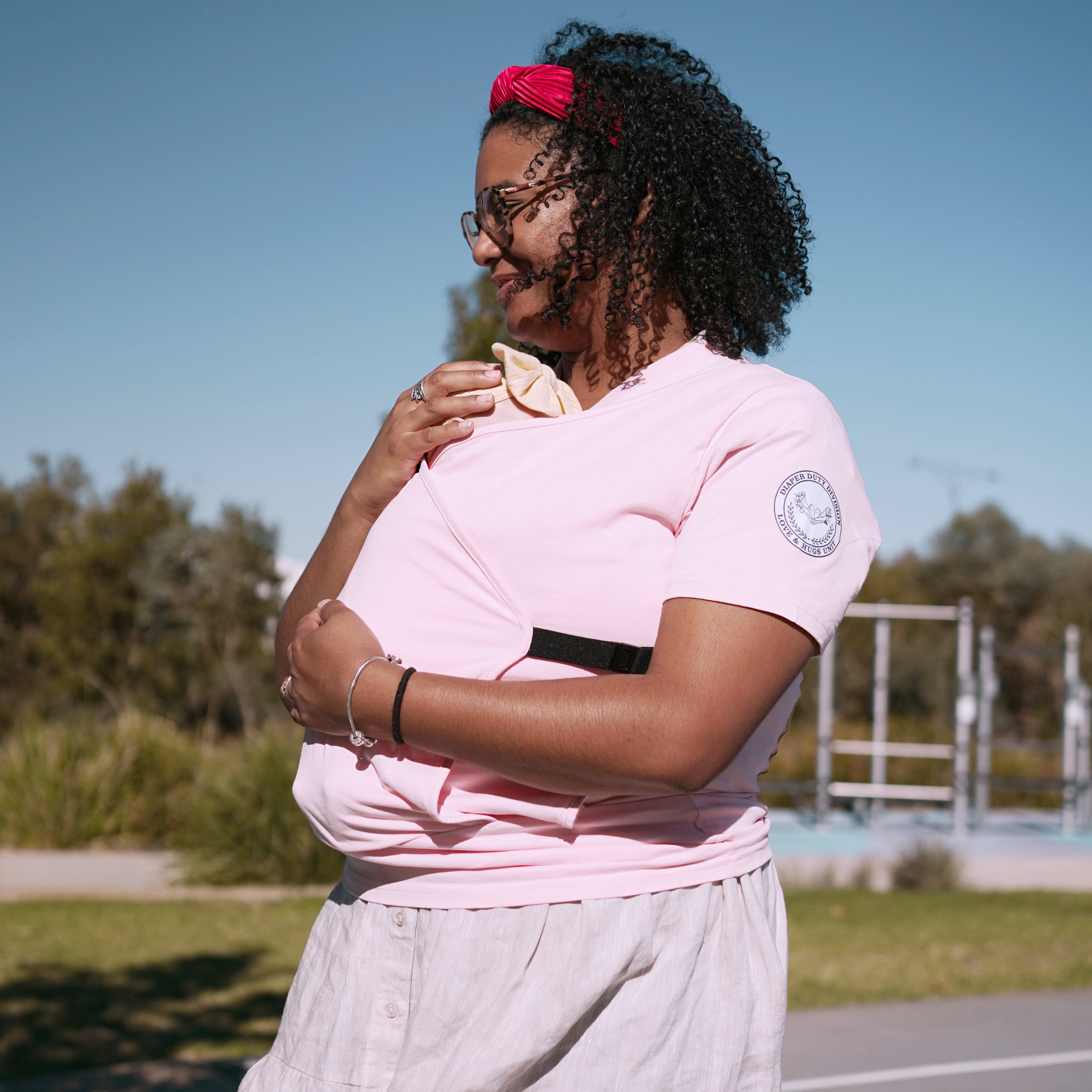 Pink Baby Carrier T-Shirt