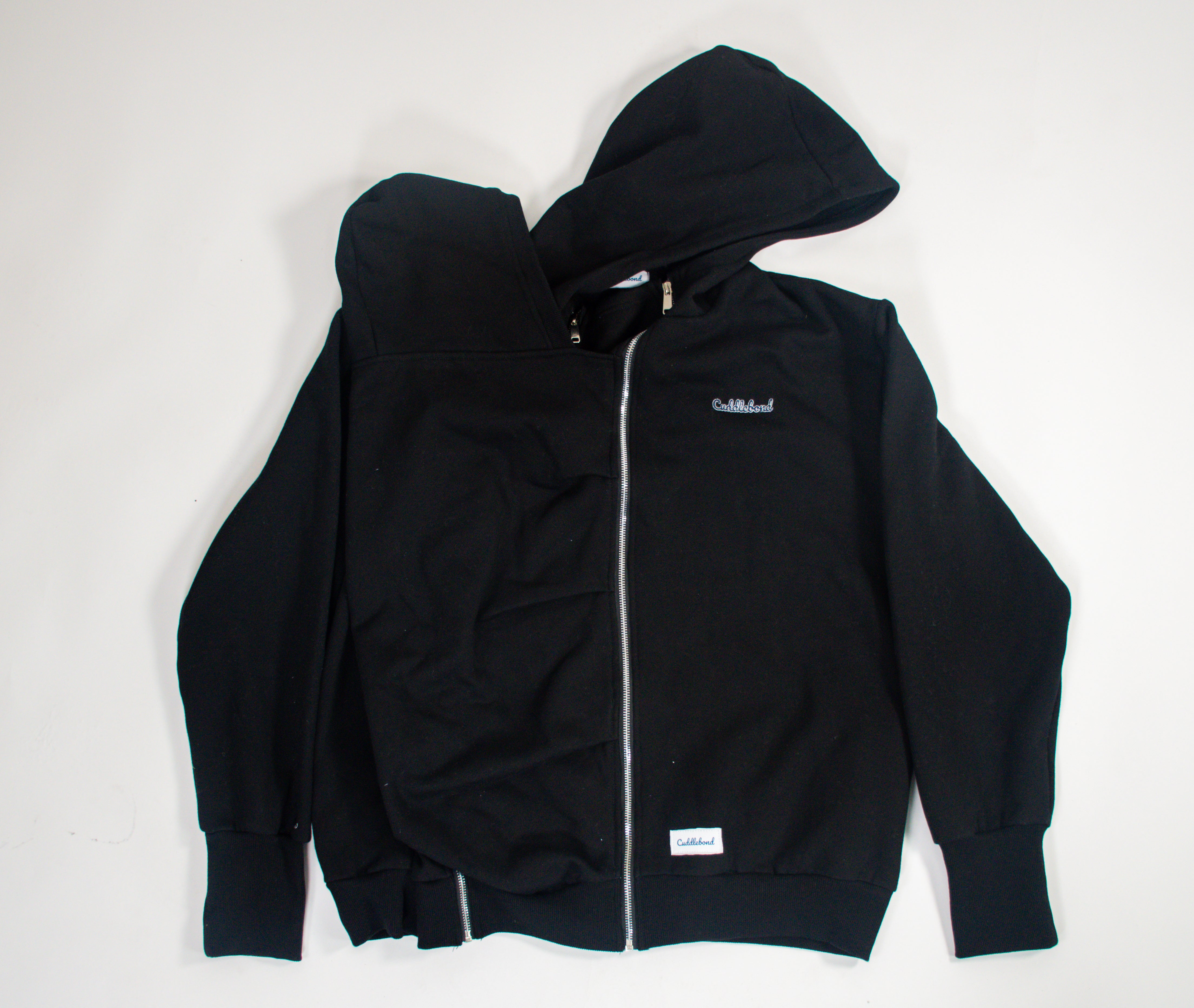 Black Baby Carrier Hoodie (Wear Over Your Carrier)