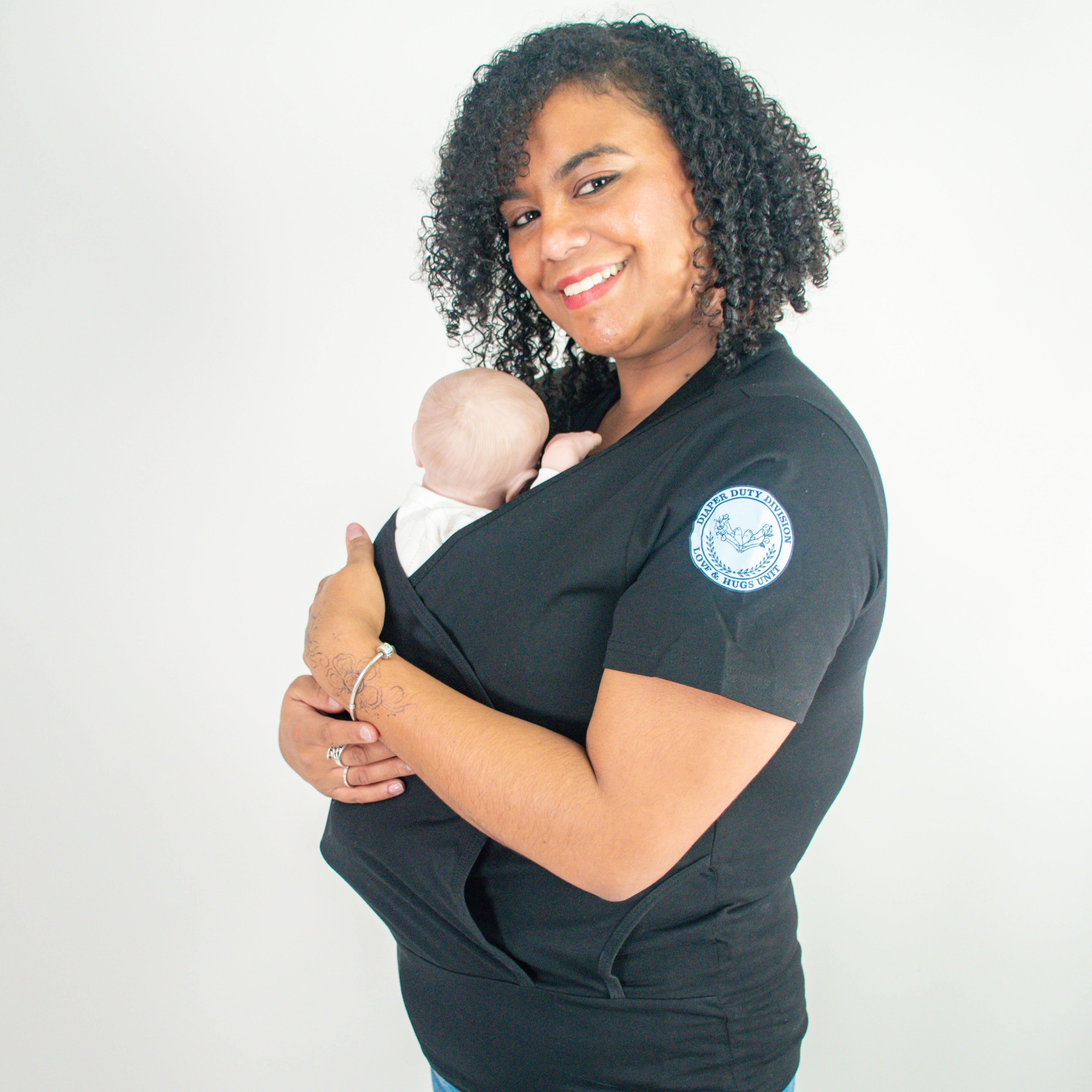 Black Baby Carrier T-Shirt