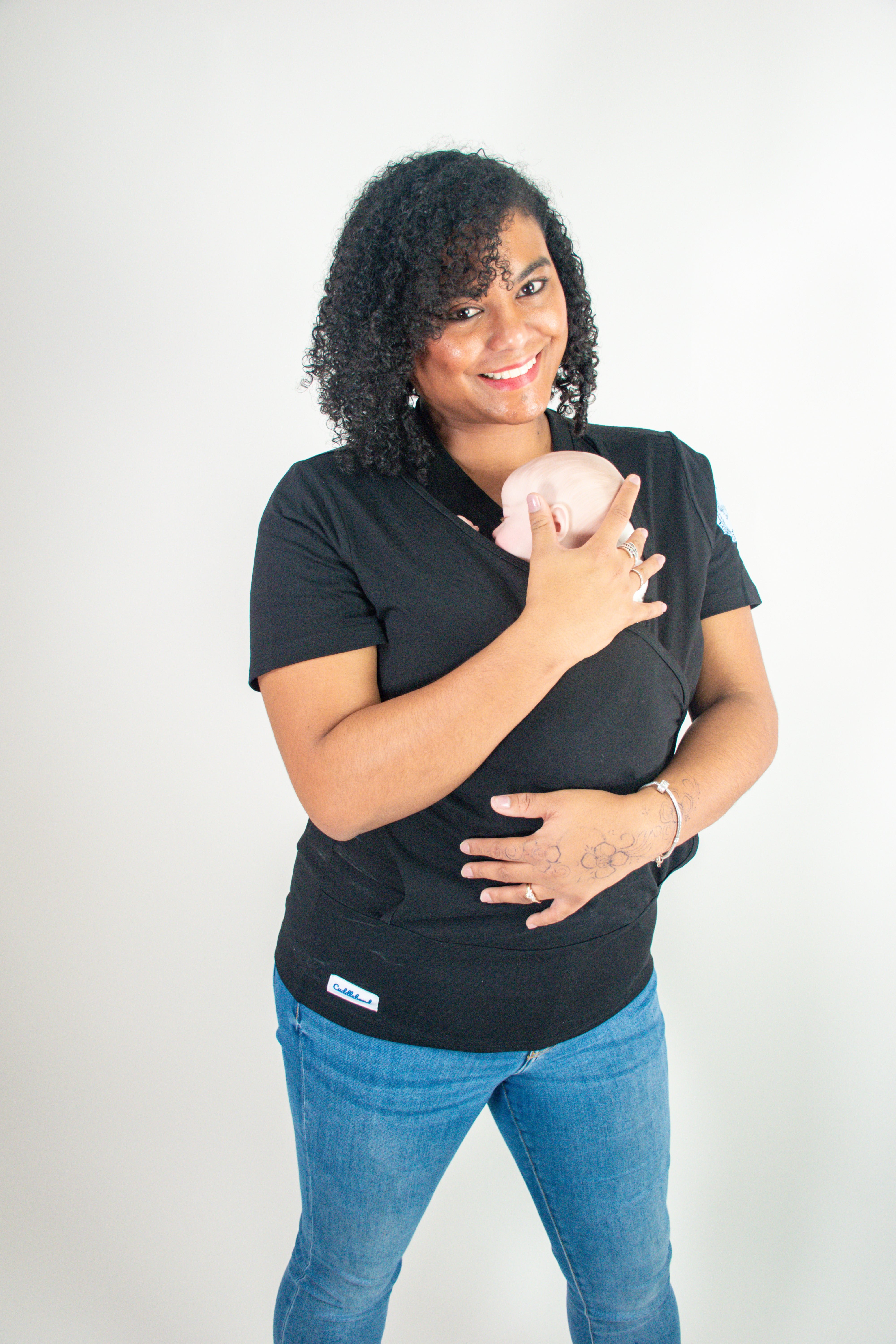 Black Baby Carrier T-Shirt