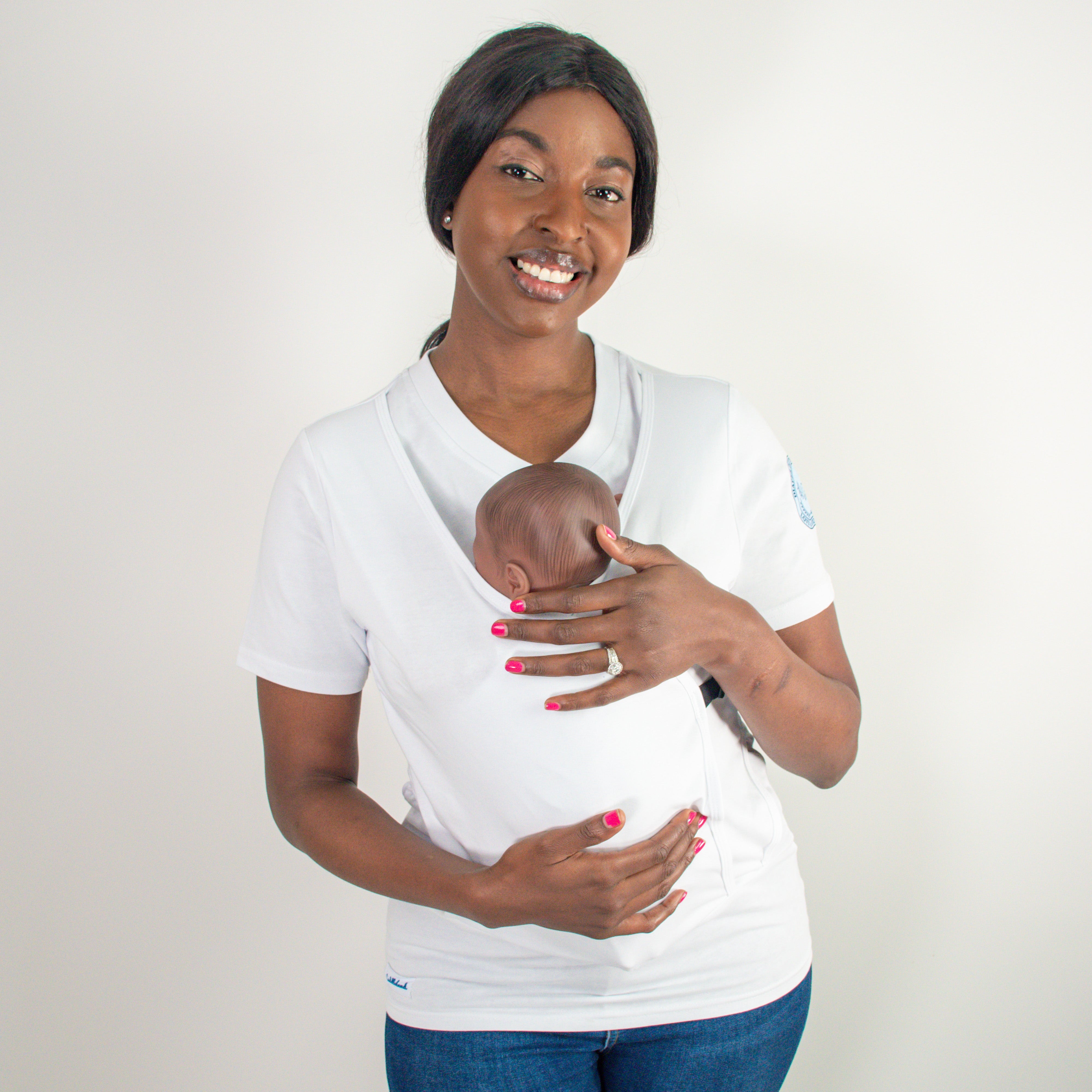 White Baby Carrier T-Shirt