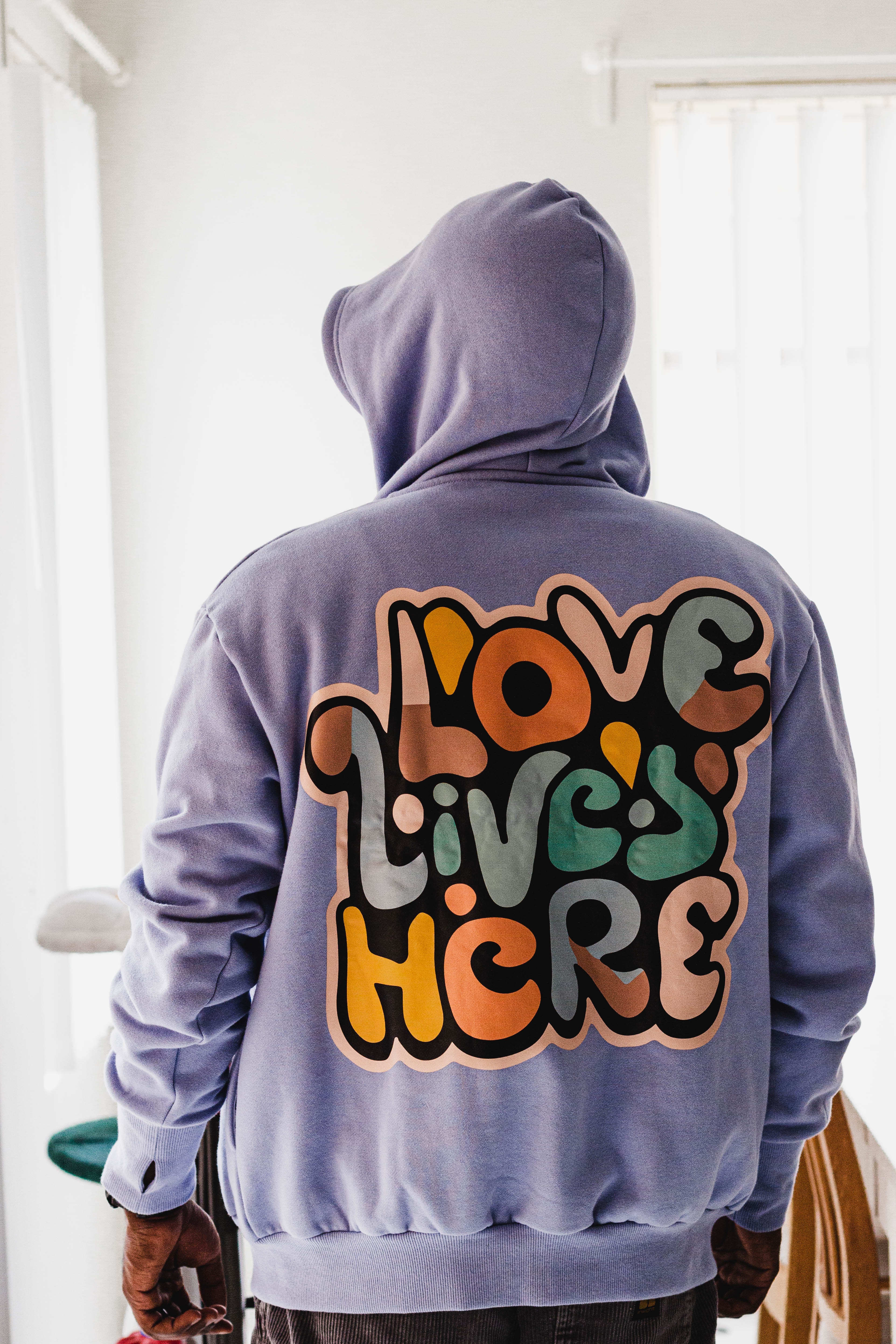 Purple Slogan Baby Carrier Hoodie (Wear Over Your Carrier)