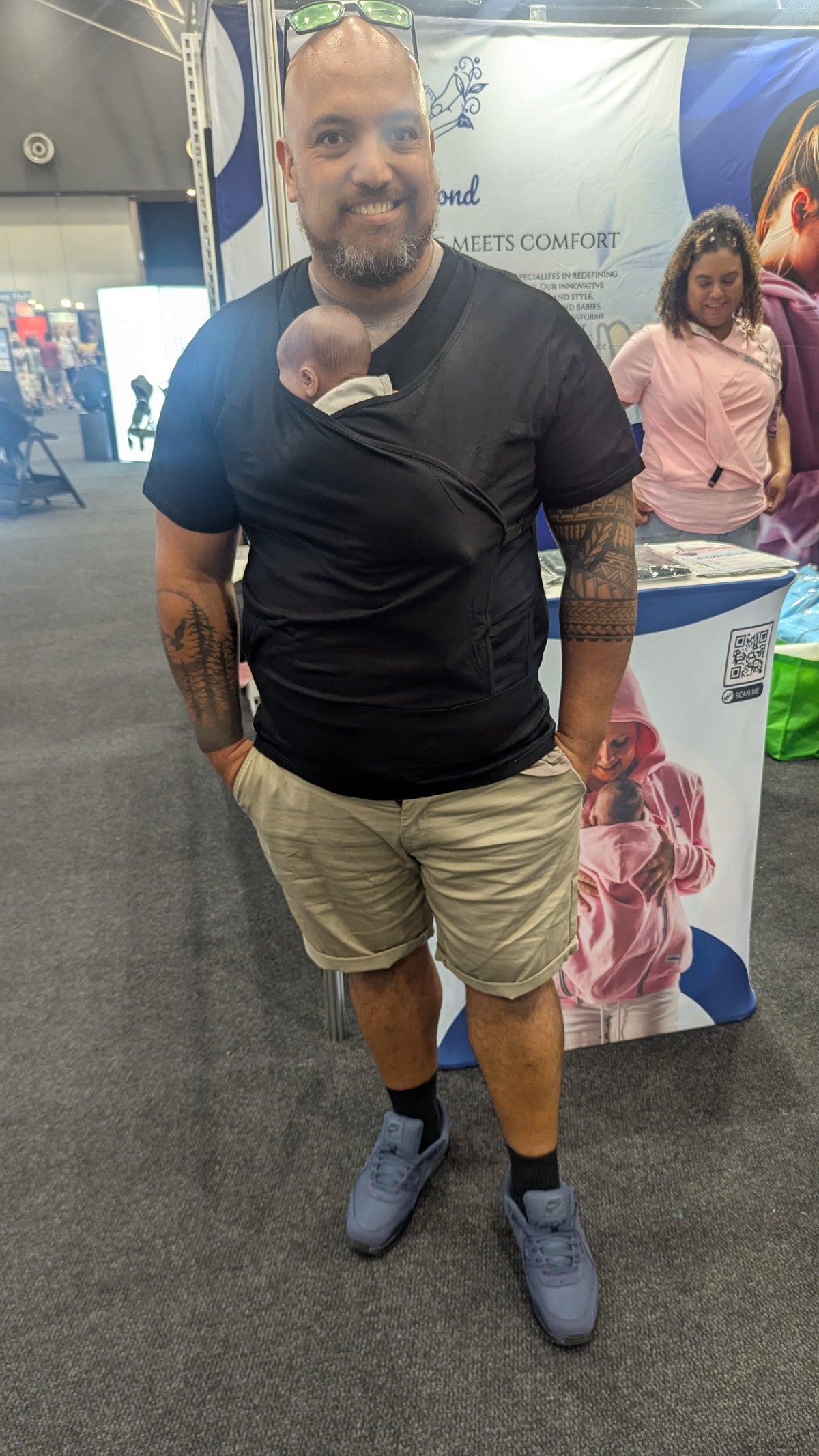 Black Baby Carrier T-Shirt