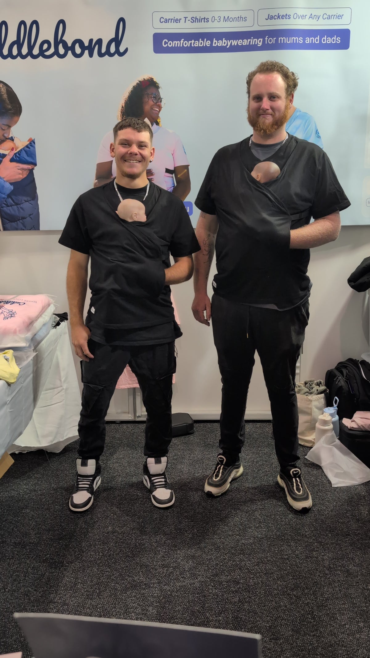 Black Baby Carrier T-Shirt