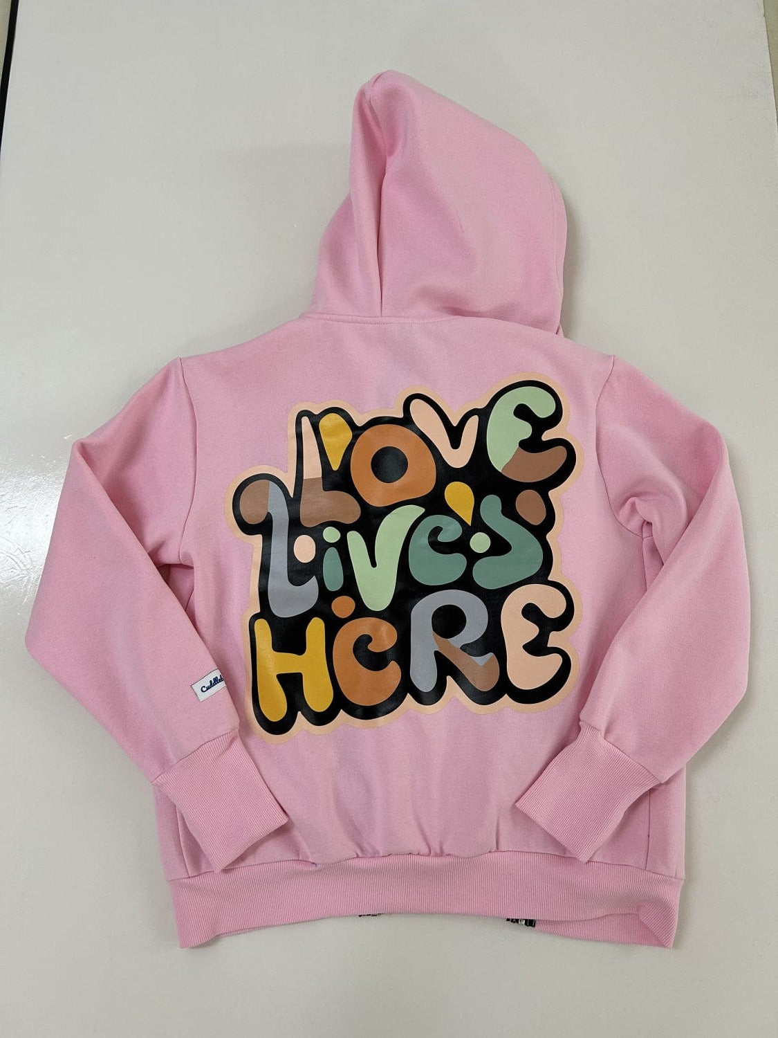 Pink Slogan Baby Carrier Hoodie (Wear Over Your Carrier)