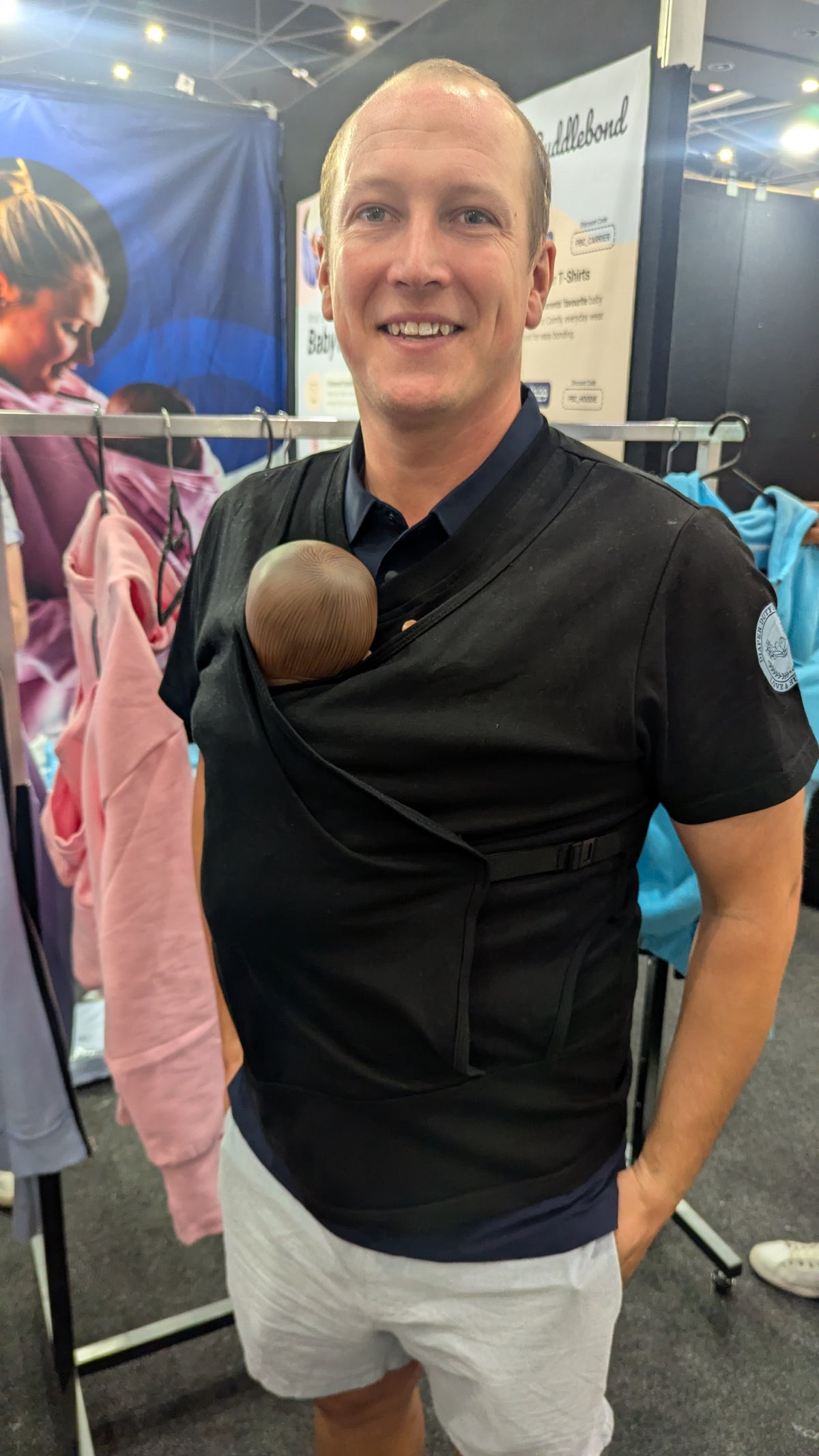 Black Baby Carrier T-Shirt