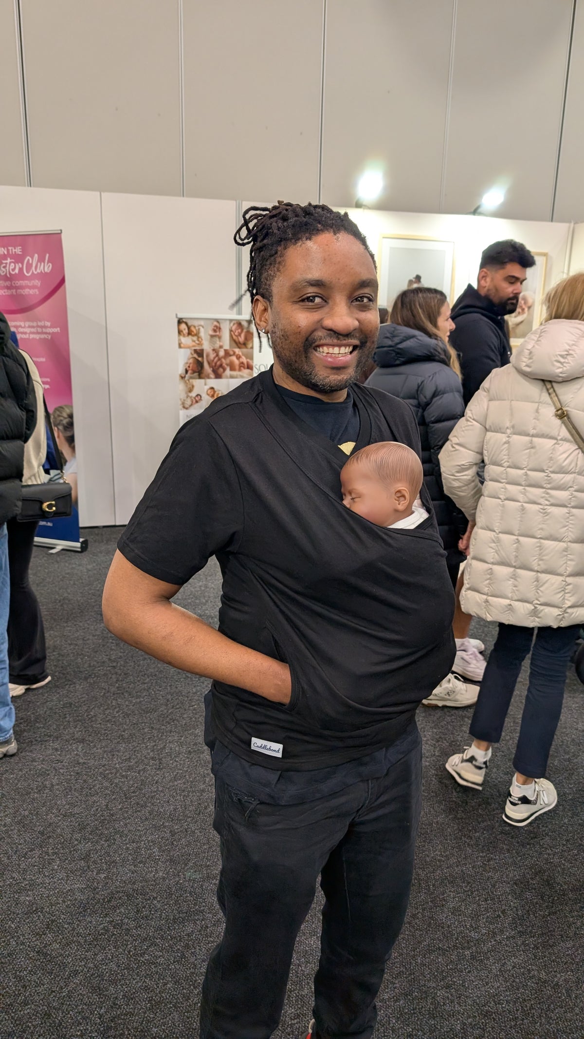 Black Baby Carrier T-Shirt